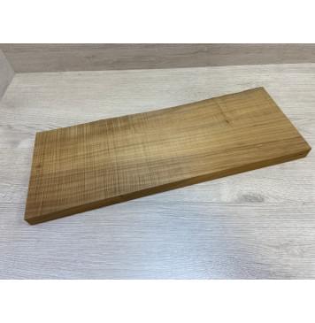 Клён Печёный Волнистый 180гр заготовка на топ Радиал А Волна ААА 25.5х185-170х500-490 мм (1шт под распил) АКЦИЯ-7