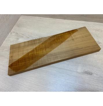 Клён Печёный Волнистый 180гр заготовка на топ Радиал А Волна ААА 25.5х185-170х500-490 мм (1шт под распил) АКЦИЯ-13