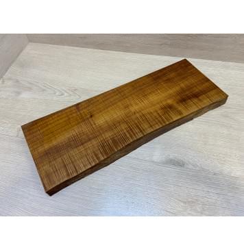 Клён Печёный Волнистый 180гр заготовка на топ Радиал А Волна ААА 25.5х185-170х500-490 мм (1шт под распил) АКЦИЯ-14