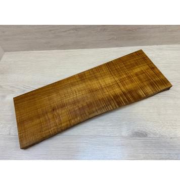 Клён Печёный Волнистый 180гр заготовка на топ Радиал А Волна ААА 25.5х185-170х500-490 мм (1шт под распил) АКЦИЯ-0