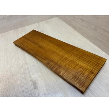 Клён Печёный Волнистый 180гр заготовка на топ Радиал А Волна ААА 25.5х185-170х500-490 мм (1шт под распил) АКЦИЯ-12