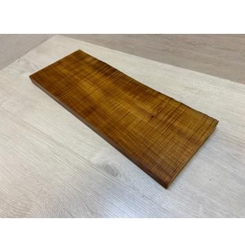 Клён Печёный Волнистый 180гр заготовка на топ Радиал А Волна ААА 25.5х185-170х500-490 мм (1шт под распил) АКЦИЯ-15