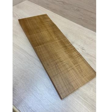 Клён Печёный Волнистый 180гр заготовка на топ Радиал А Волна ААА 25.5х187-180х500-490 мм (1шт под распил) АКЦИЯ-6