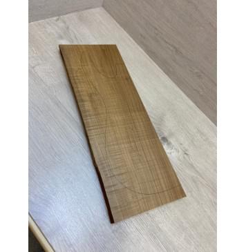 Клён Печёный Волнистый 180гр заготовка на топ Радиал А Волна ААА 25.5х187-180х500-490 мм (1шт под распил) АКЦИЯ-7