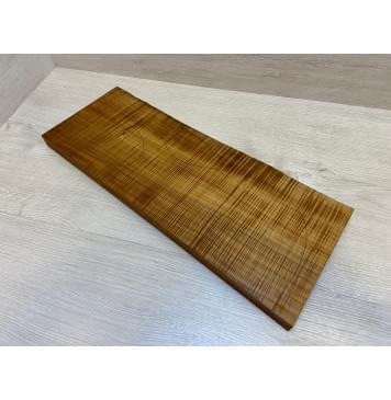 Клён Печёный Волнистый 180гр заготовка на топ Радиал А Волна ААА 25.5х187-180х500-490 мм (1шт под распил) АКЦИЯ-12