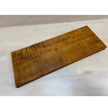 Клён Печёный Волнистый 180гр заготовка на топ Радиал А Волна ААА 25.5х187-180х500-490 мм (1шт под распил) АКЦИЯ-13