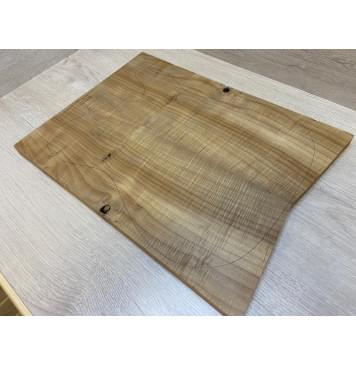 Клён Печёный Волнистый 180гр заготовка на топ Радиал А Волна АА 21х170х460-440 мм - 2 шт.(книжкой) АКЦИЯ-3