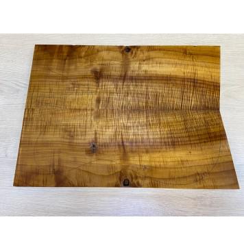 Клён Печёный Волнистый 180гр заготовка на топ Радиал А Волна АА 21х170х460-440 мм - 2 шт.(книжкой) АКЦИЯ-12