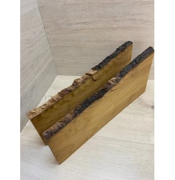 Клён Печёный Волнистый 180гр заготовка на топ Смешанный А Волна А 25х215-160х505 мм - 2 шт.(книжкой) АКЦИЯ-6