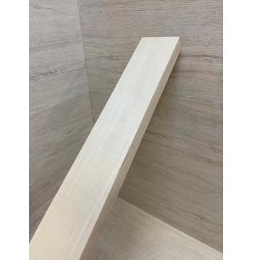 Клён Белый заготовка грифа для Безголовой гитары Радиал АА 25х75х570 мм-3
