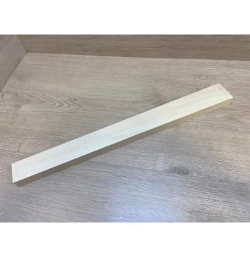 Клён Белый Явор, Волнистый заготовка грифа для Безголовой гитары Радиал ААА Волна АА 27х56-47х550 мм-4