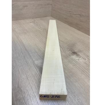 Клён Белый Явор, Волнистый заготовка грифа для Безголовой гитары Радиал АА Волна АА 27х65-47х564 мм-3