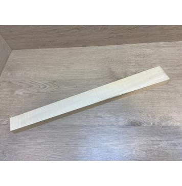 Клён Белый Явор, Волнистый заготовка грифа для Безголовой гитары Радиал АА Волна АА 27х65-47х564 мм-9