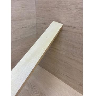 Клён Белый Явор, Волнистый заготовка грифа для Безголовой гитары Радиал АА Волна АА 27х65-47х564 мм-6