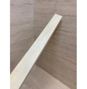 Клён Белый Явор, Волнистый заготовка грифа для Безголовой гитары Радиал АА Волна АА 27х65-47х564 мм-11