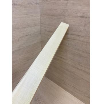 Клён Белый Явор, Волнистый заготовка грифа для Безголовой гитары Радиал АА Волна АА 27х65-47х564 мм-10
