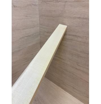 Клён Белый Явор, Волнистый заготовка грифа для Безголовой гитары Радиал АА Волна АА 27х65-47х564 мм-7