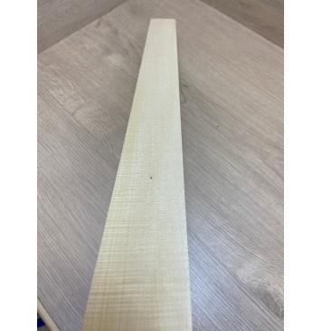Клён Белый Явор, Волнистый заготовка грифа для Безголовой гитары Радиал АА Волна АА 27х65-47х564 мм-12