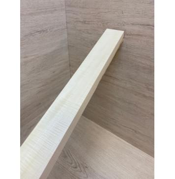 Клён Белый Явор, Волнистый заготовка грифа для Безголовой гитары Радиал А Волна А 26х64-54х560 мм-9