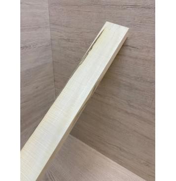 Клён Белый Явор, Волнистый заготовка грифа для Безголовой гитары Радиал АА Волна А 27х64-46х560 мм-3