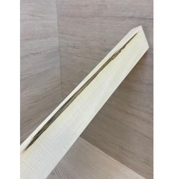 Клён Белый Явор, Волнистый заготовка грифа для Безголовой гитары Радиал АА Волна А 27х64-46х560 мм-4