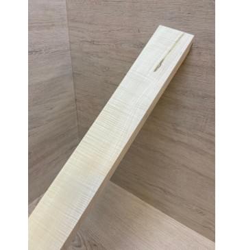 Клён Белый Явор, Волнистый Универсальная заготовка Радиал А Волна АА 24.5х70-53х560 мм-8