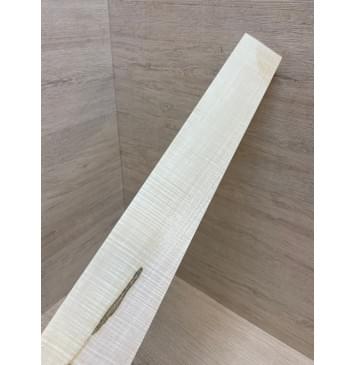 Клён Белый Явор, Волнистый Универсальная заготовка Радиал А Волна АА 24.5х70-53х560 мм-7