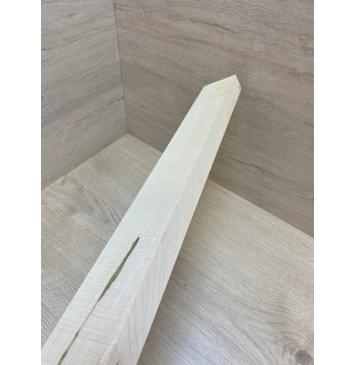 Клён Белый Явор, Волнистый Универсальная заготовка Радиал А Волна АА 24.5х70-53х560 мм-6