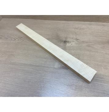 Клён Белый Явор, Волнистый заготовка грифа для Безголовой гитары Смешанный АА Волна АА 26.5х57-47х560 мм (АКЦИЯ)-0