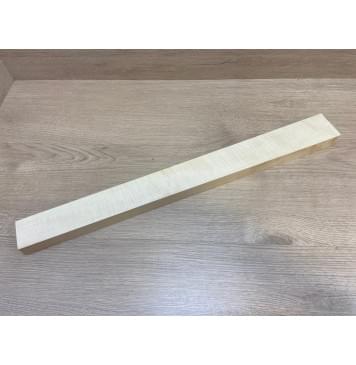Клён Белый Явор, Волнистый заготовка грифа для Безголовой гитары Смешанный АА Волна АА 26.5х57-47х560 мм (АКЦИЯ)-6