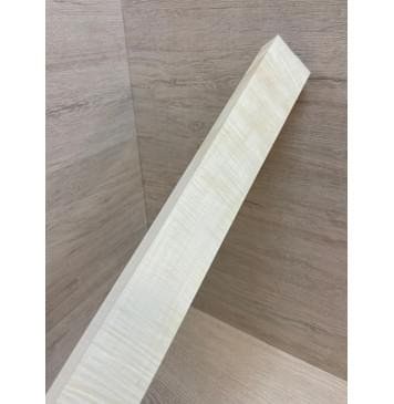 Клён Белый Явор, Волнистый заготовка грифа для Безголовой гитары Смешанный АА Волна АА 26.5х57-47х560 мм (АКЦИЯ)-5