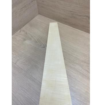 Клён Белый Явор, Волнистый заготовка грифа для Безголовой гитары Смешанный АА Волна АА 26.5х57-47х560 мм (АКЦИЯ)-10