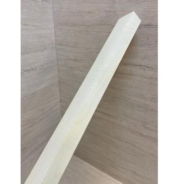 Клён Белый Явор, Волнистый заготовка грифа для Безголовой гитары Радиал ААА Волна АА 28х55-45х550 мм-8