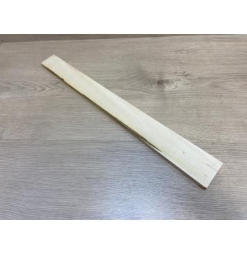 Клён Белый Явор, Волнистый заготовка накладки для электрогитары Радиал АА Волна АА 11.5х62-48х543 мм-0