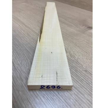 Клён Белый Явор, Волнистый заготовка накладки для электрогитары Радиал АА Волна АА 11.5х62-48х543 мм-2