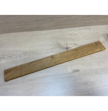 Клён Американский Волнистый Печёный 180гр заготовка накладки для бас-гитары Радиал А Волна АА 11х78-68х665 мм (Уценка-сучки)-4