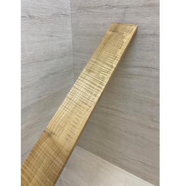 Клён Американский Волнистый Печёный 180гр заготовка накладки для бас-гитары Радиал А Волна АА 11х78-68х665 мм (Уценка-сучки)-3