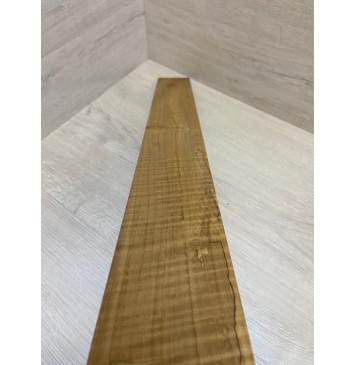 Клён Американский Волнистый Печёный 180гр заготовка накладки для бас-гитары Радиал А Волна АА 11х78-68х665 мм (Уценка-сучки)-5