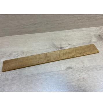 Клён Американский Волнистый Печёный 180гр заготовка накладки для бас-гитары Радиал А Волна АА 11х79х665 мм (Уценка-сучки)-3