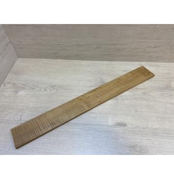 Клён Американский Волнистый Печёный 180гр заготовка накладки для бас-гитары Радиал А Волна АА 11х79х665 мм (Уценка-сучки)-0