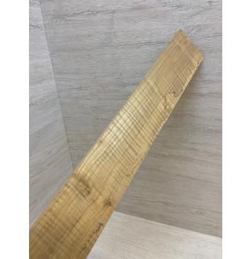 Клён Американский Волнистый Печёный 180гр заготовка накладки для бас-гитары Радиал А Волна АА 11х79х665 мм (Уценка-сучки)-11