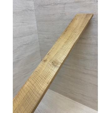 Клён Американский Волнистый Печёный 180гр заготовка накладки для бас-гитары Радиал А Волна АА 11х79х665 мм (Уценка-сучки)-6