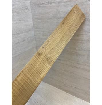 Клён Американский Волнистый Печёный 180гр заготовка накладки для бас-гитары Радиал А Волна АА 11х79х665 мм (Уценка-сучки)-10