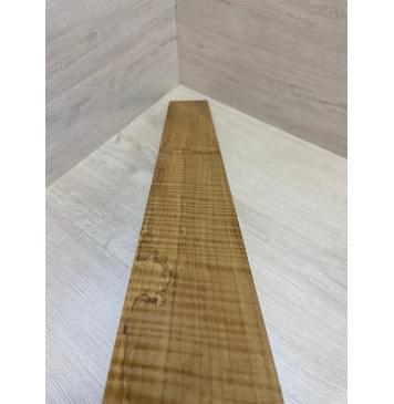 Клён Американский Волнистый Печёный 180гр заготовка накладки для бас-гитары Радиал А Волна АА 11х79х665 мм (Уценка-сучки)-5