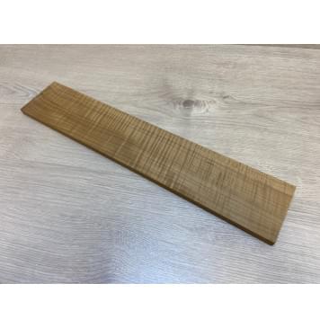 Клён Американский Волнистый Печёный 180 гр заготовка накладки для электрогитары Радиал АА Волна ААА 12х95х505 мм-0