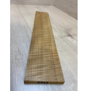 Клён Американский Волнистый Печёный 180 гр заготовка накладки для электрогитары Радиал АА Волна ААА 12х95х505 мм-3