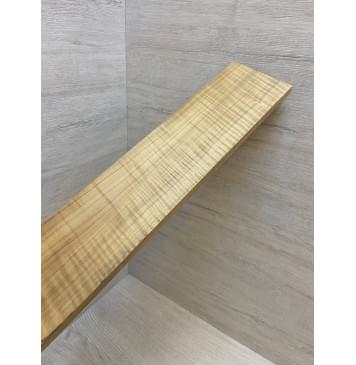 Клён Американский Волнистый Печёный 180 гр заготовка накладки для электрогитары Радиал АА Волна ААА 12х95х505 мм-4