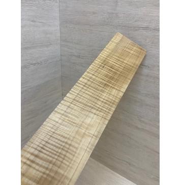 Клён Американский Волнистый Печёный 180 гр заготовка накладки для электрогитары Радиал АА Волна ААА 12х95х505 мм-7