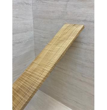 Клён Американский Волнистый Печёный 180 гр заготовка накладки для электрогитары Радиал АА Волна ААА 12х95х505 мм-8