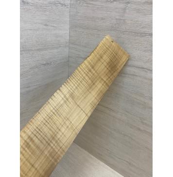 Клён Американский Волнистый Печёный 180 гр заготовка накладки для электрогитары Радиал АА Волна ААА 12х95х505 мм-11